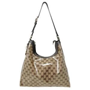 Gucci Crystal GG Monogram Hobo Shoulder Bag